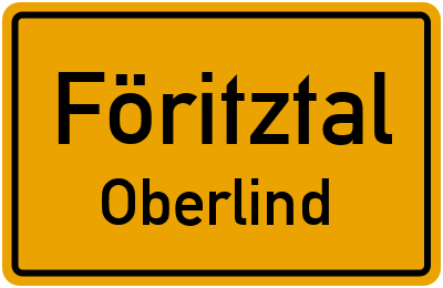 Straßenverzeichnis Föritztal Oberlind
