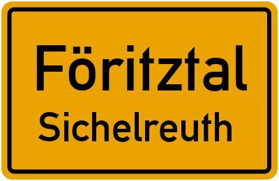 Straßenverzeichnis Föritztal Sichelreuth