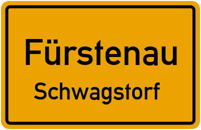 Ortsschild Fürstenau Schwagstorf