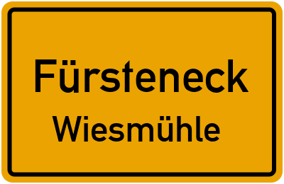 Straßenverzeichnis Fürsteneck Wiesmühle