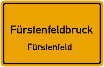 Straßenverzeichnis Fürstenfeldbruck Fürstenfeld