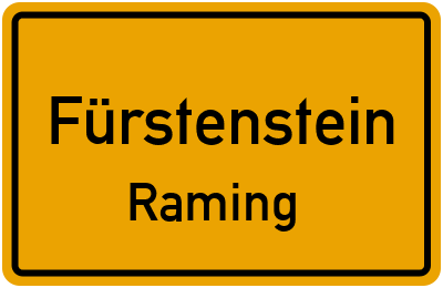 Straßenverzeichnis Fürstenstein Raming