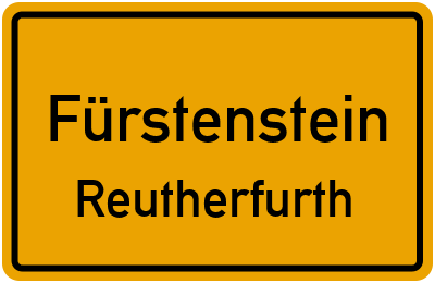 Straßenverzeichnis Fürstenstein Reutherfurth