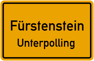 Straßenverzeichnis Fürstenstein Unterpolling