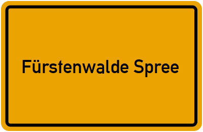 Branchenbuch Fürstenwalde Spree, Brandenburg