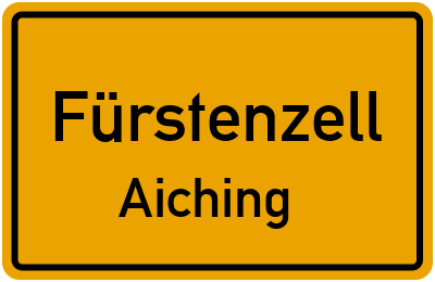 Straßenverzeichnis Fürstenzell Aiching
