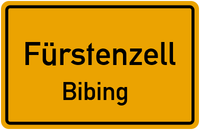 Straßenverzeichnis Fürstenzell Bibing