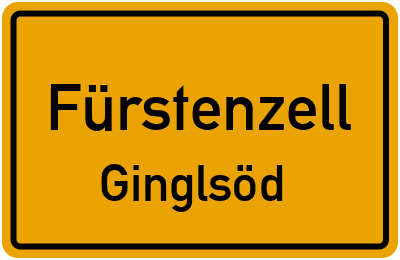 Straßenverzeichnis Fürstenzell Ginglsöd