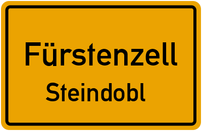 Ortsschild Fürstenzell Steindobl