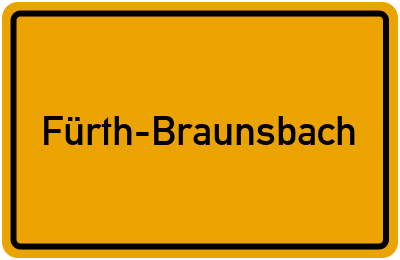 Branchenbuch Fürth-Braunsbach, Bayern