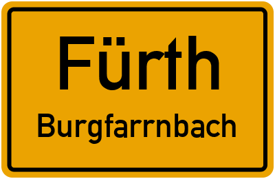 Straßenverzeichnis Fürth Burgfarrnbach