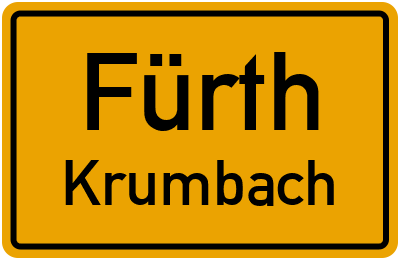 Straßenverzeichnis Fürth Krumbach