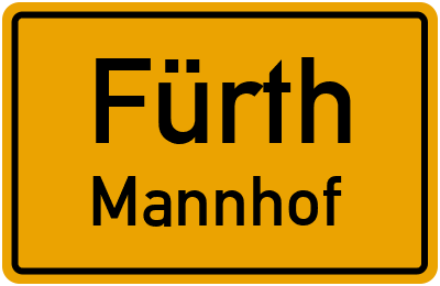 Straßenverzeichnis Fürth Mannhof