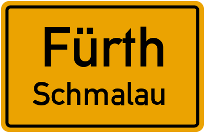 Straßenverzeichnis Fürth Schmalau