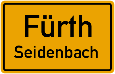 Straßenverzeichnis Fürth Seidenbach