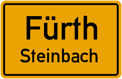 Straßenverzeichnis Fürth Steinbach