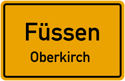 Straßenverzeichnis Füssen Oberkirch