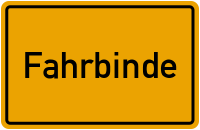 Fahrbinde in Mecklenburg-Vorpommern