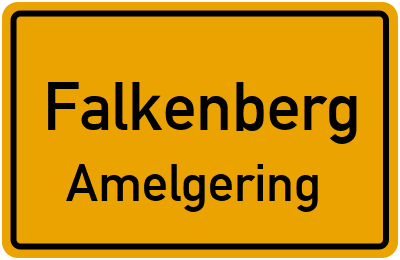 Straßenverzeichnis Falkenberg Amelgering