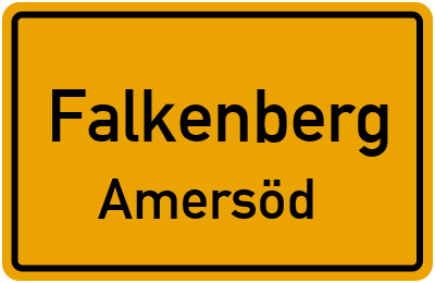 Straßenverzeichnis Falkenberg Amersöd