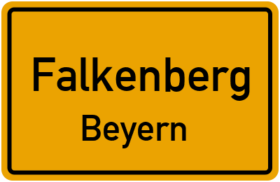 Straßenverzeichnis Falkenberg Beyern