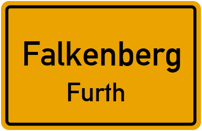 Straßenverzeichnis Falkenberg Furth
