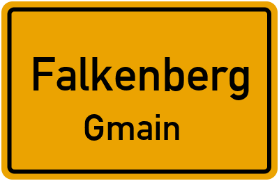 Straßenverzeichnis Falkenberg Gmain