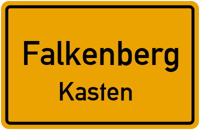 Straßenverzeichnis Falkenberg Kasten