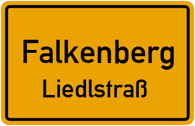 Straßenverzeichnis Falkenberg Liedlstraß