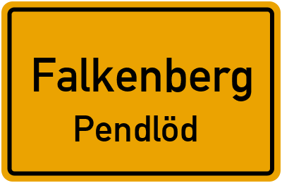 Straßenverzeichnis Falkenberg Pendlöd