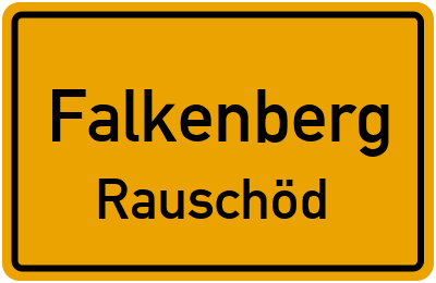 Straßenverzeichnis Falkenberg Rauschöd