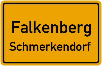 Straßenverzeichnis Falkenberg Schmerkendorf