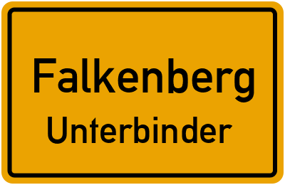 Straßenverzeichnis Falkenberg Unterbinder