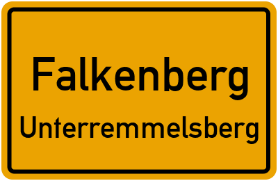 Straßenverzeichnis Falkenberg Unterremmelsberg