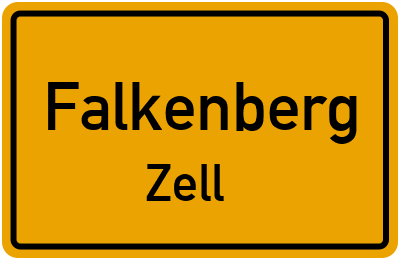 Straßenverzeichnis Falkenberg Zell