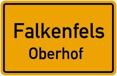 Straßenverzeichnis Falkenfels Oberhof
