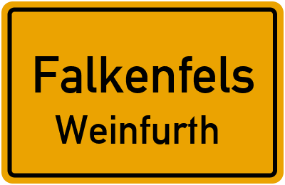 Straßenverzeichnis Falkenfels Weinfurth
