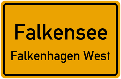 Straßenverzeichnis Falkensee Falkenhagen West