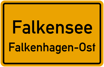 Straßenverzeichnis Falkensee Falkenhagen-Ost