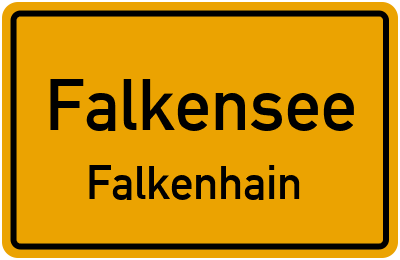 Straßenverzeichnis Falkensee Falkenhain