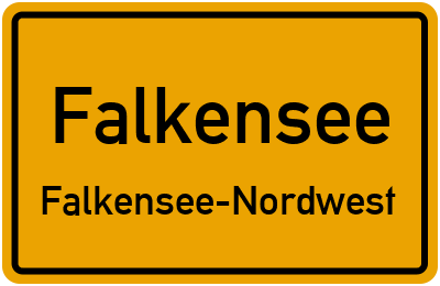 Straßenverzeichnis Falkensee Falkensee-Nordwest