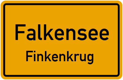 Straßenverzeichnis Falkensee Finkenkrug