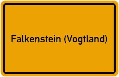Falkenstein (Vogtland) in Sachsen