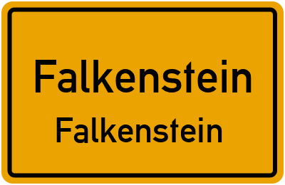 Straßenverzeichnis Falkenstein Falkenstein