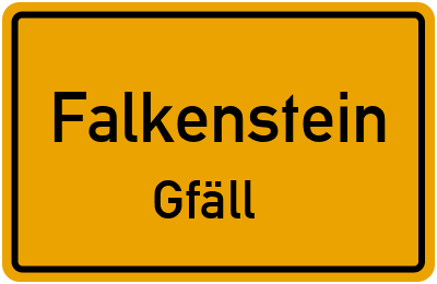 Straßenverzeichnis Falkenstein Gfäll