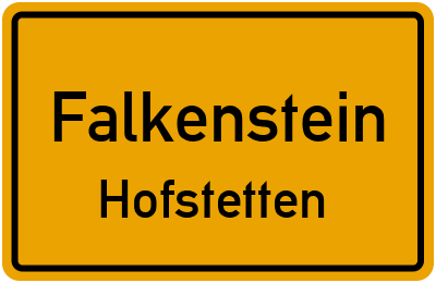 Straßenverzeichnis Falkenstein Hofstetten