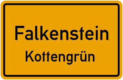 Straßenverzeichnis Falkenstein Kottengrün