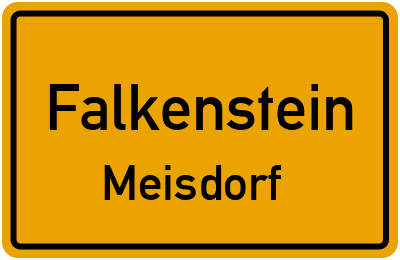 Straßenverzeichnis Falkenstein Meisdorf