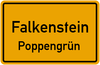 Straßenverzeichnis Falkenstein Poppengrün