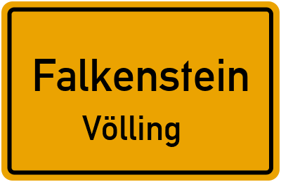 Straßenverzeichnis Falkenstein Völling